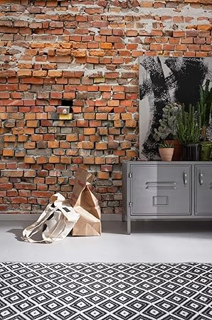 Komar Vlies Fototapete'Bricklane', 368 x 248 cm, 4 Teile