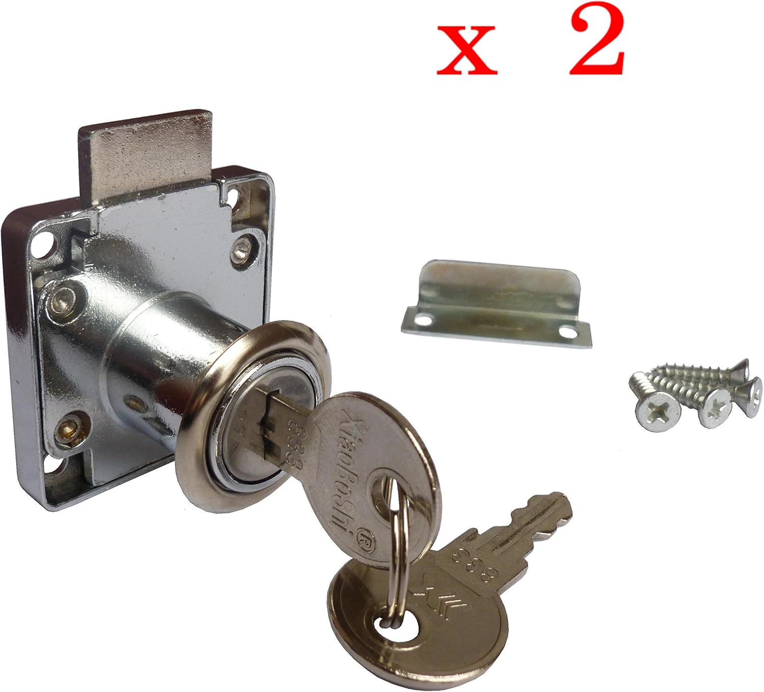 XiaoBoShi CUPBOARD,DRAWER LOCK WITH 2 KEYS Amazon.co.uk DIY & Tools