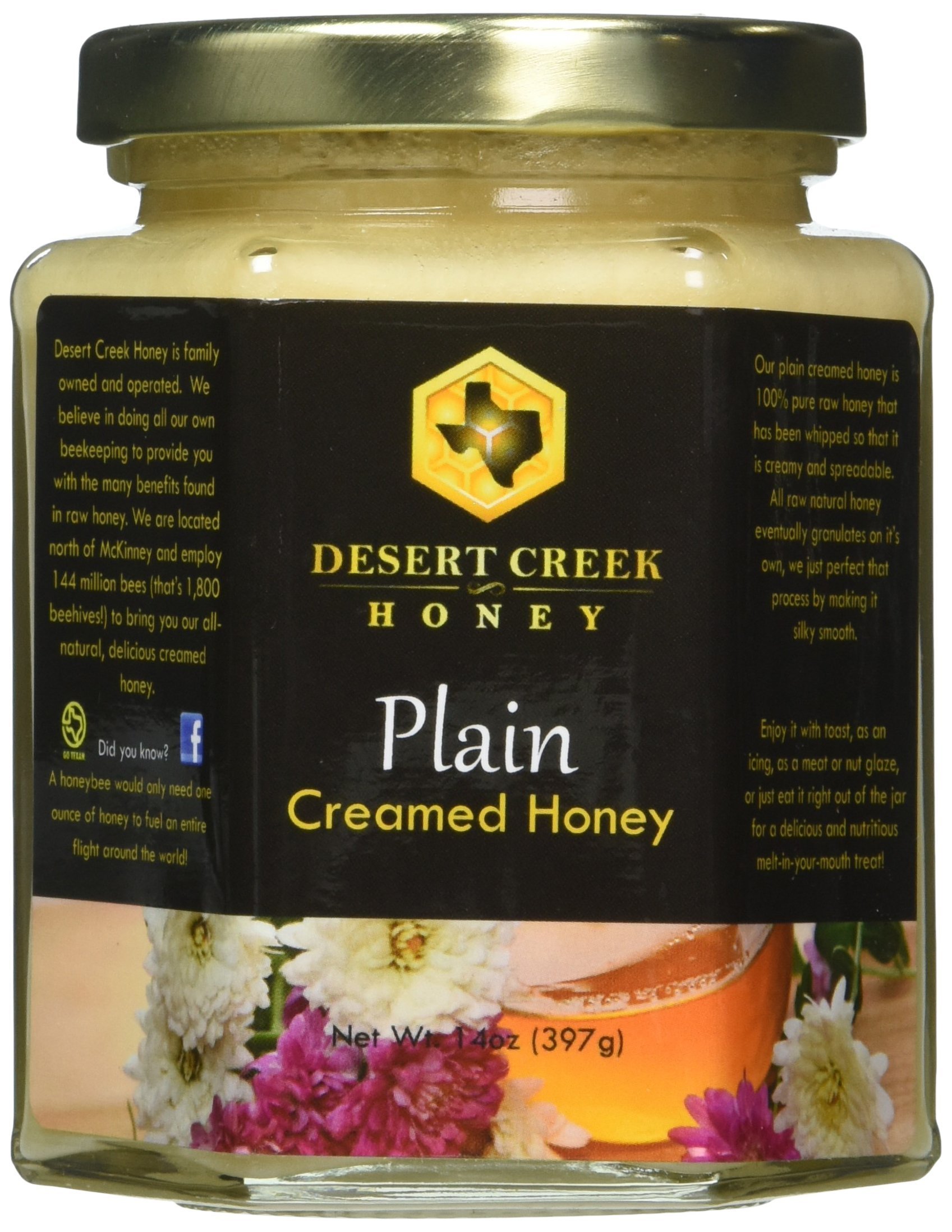Desert Creek Honey Pecan Creamed Honey, 14 oz Grocery