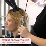 Olivia Garden Expert Blowout Shine Ceramic Round Brush 15 White Grey view 7