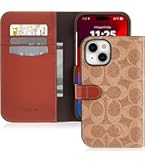 Amazon.com: Coach Signature Canvas Wallet Folio iPhone 16