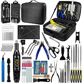 212Pcs 3D Printer Tool Kit with 3D Printer Accessories Bring Tool Box Includes Deburring Ideal for Disassembly Cleaning and Precision Machining Toolboxes