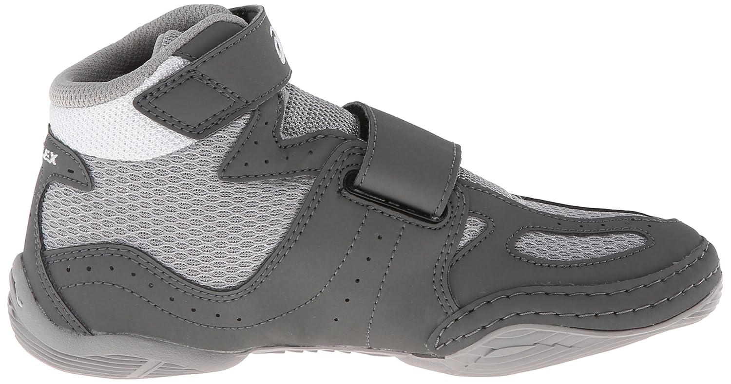 ASICS Matflex 4 GS Wrestling Shoe (Toddler/Little Kid/Big Kid), Granite