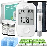 VivaGuard Talking Blood Glucose Monitor Kit, FDA-Cleared FSA&amp;HSA Eligible | Voice Guidance for Senior and Poor Vision, 100 Strips &amp; 100 Lancets, 1000 Large Memory, Large Display, 5s Test, No Coding