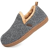 LongBay Women's Felt Bootie Slippers Warm Cozy