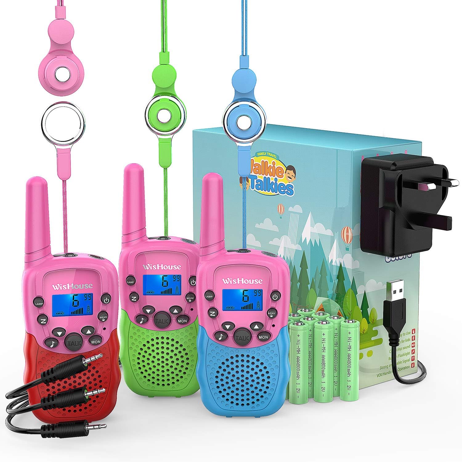 Walkie Talkies Toys & Games 3 KM Long Range Walky Talky for Family