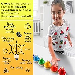 MINIARTIS Desk Bells for Kids | Educational Music