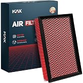 KAX CA11876 Premium Engine Air Filter for Volkswagen, Audi | for Volkswagen Arteon, GTI, Golf, Jetta, Tiguan, Audi A3, Q3, S3 TT Models, Advanced Air Filter Media, Increased Acceleration