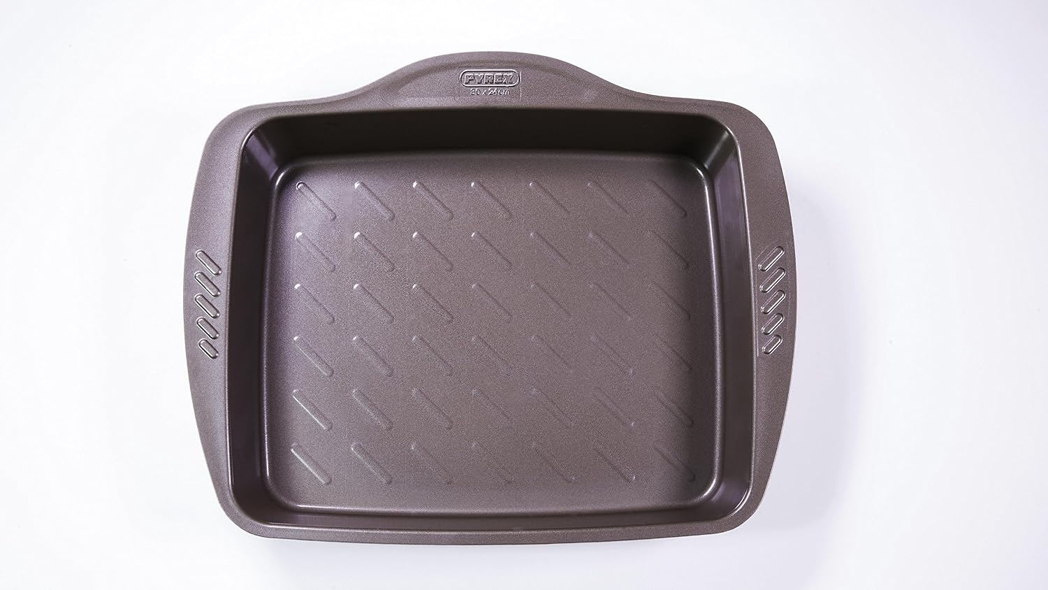 asimetriA Metal Easy-grip rectangular Roaster 25x20 cm, Brown, 1 - Image 3