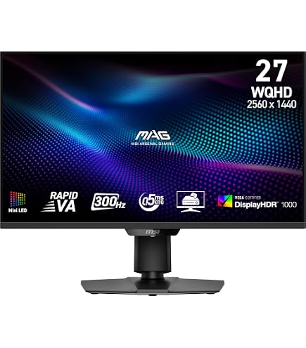 Amazon.com: MSI MPG 274URDFW E16M - Monitor de juegos 4K UHD de 27