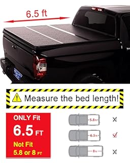 Amazon Com Fuyu Soft Tonneau Cover For Ford F 150 2015 2017 With 6 5ft 78in Bed Only Automotive