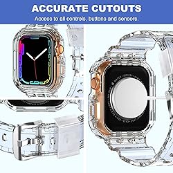 XYF Compatible for Crystal Clear Apple Watch
