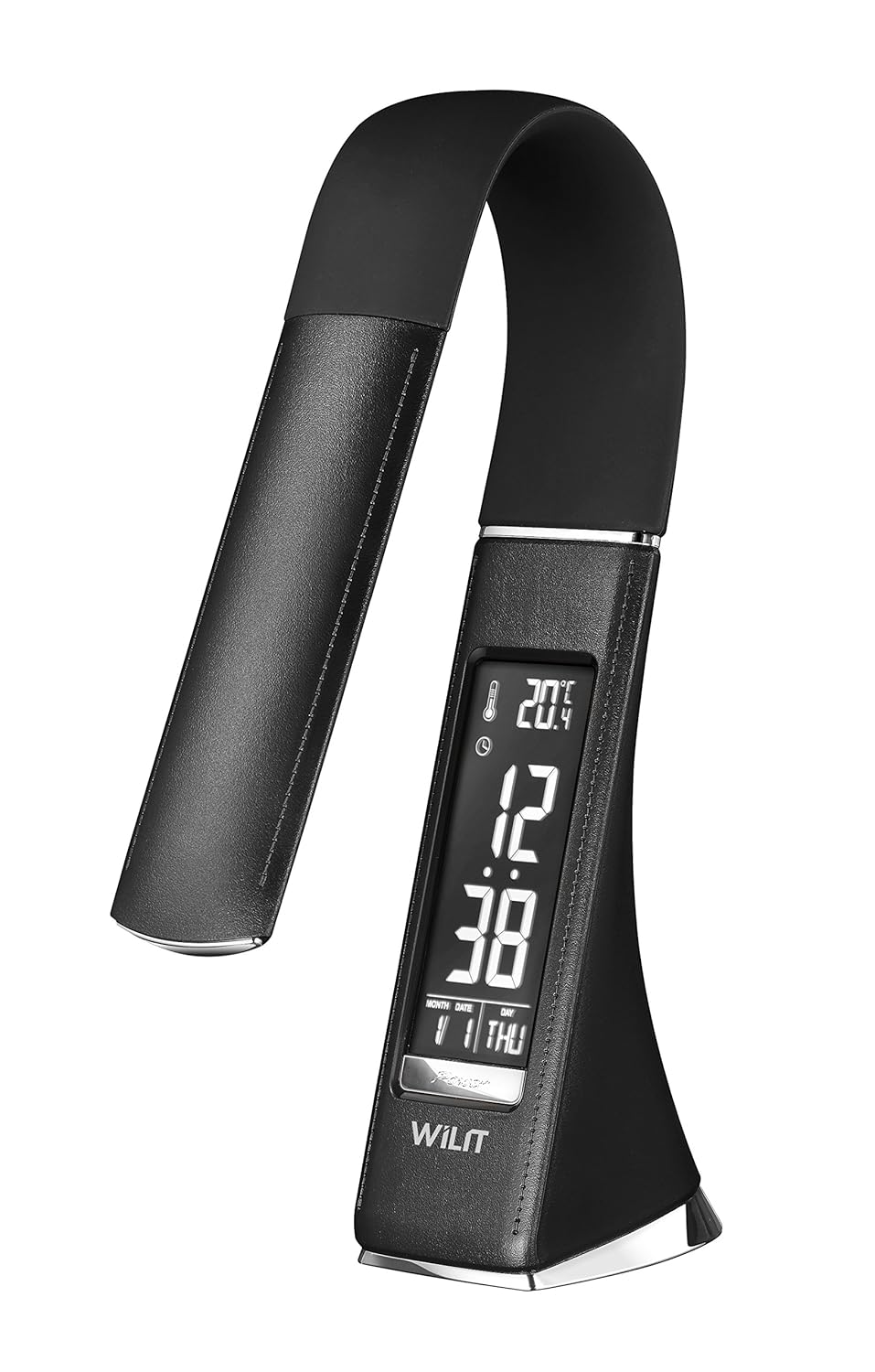 WILIT® U W Lámpara de mesa moderna de negocios regulable con despertador