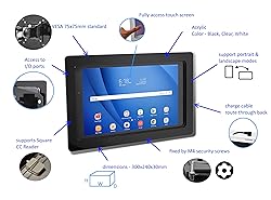 TABcare Anti-Theft Acrylic VESA Enclosure for