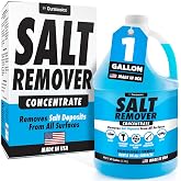 [1 Gallon] Salt Remover Concentrate - Marine Engine Flush for Boats - Perfect for Outboard Motor Flush &amp; Washing Salt Deposits - Remove Salt Deposits for Autos