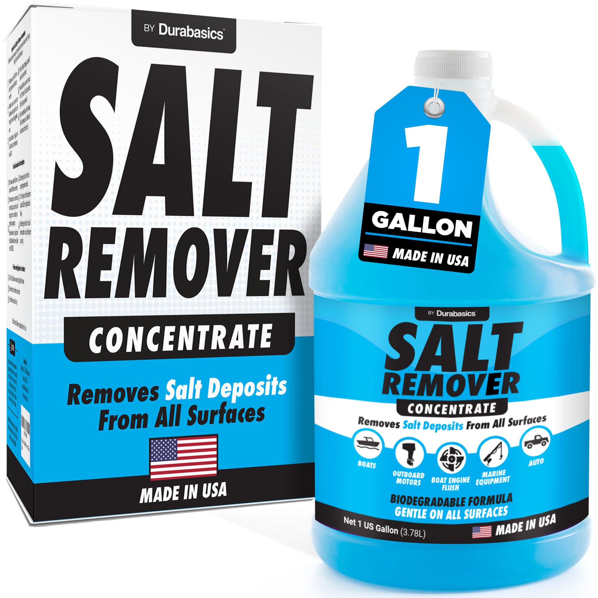Photo 1 of [1/2 Gallon] Salt Remover Concentrate - Marine Engine Flush for Boats - Perfect for Outboard Motor Flush & Washing Salt Deposits - Remove Salt Deposits for Autos