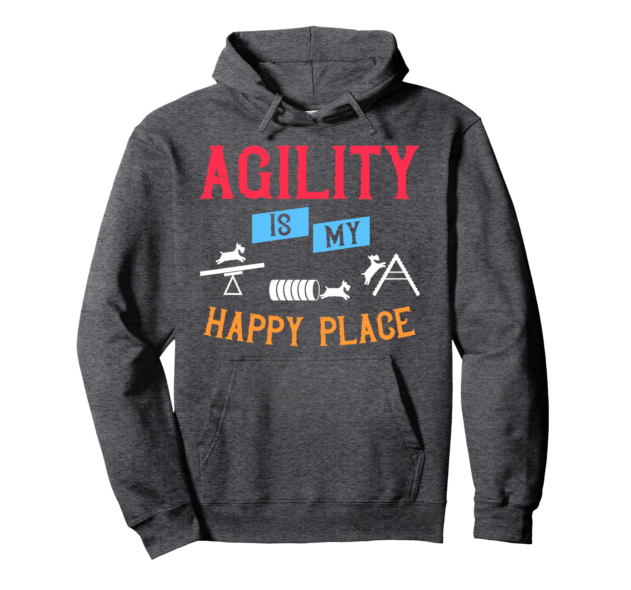 Dog Agility Course Training Tunnel Jumps Trainer Pullover Hoodie