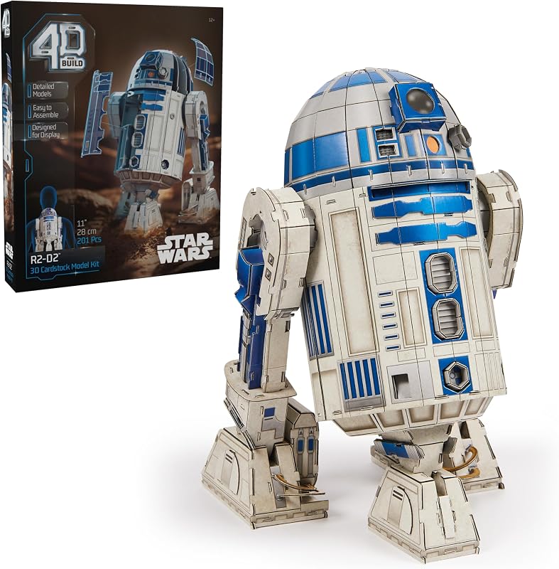 - Star Wars R2-D2 - detailreiches 3D-Puzzle aus hochwertigem Karton, 201 Teile, für Star Wars Fans ab 12 Jahren