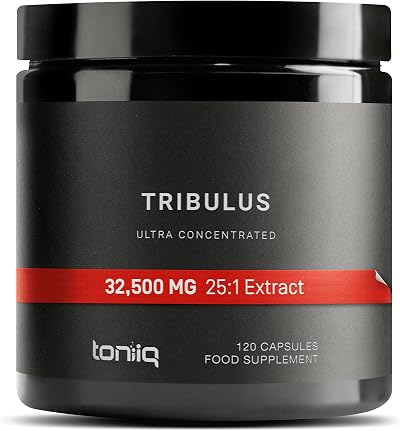 Toniiq Tribulus Terrestris 1300 mg 95% Saponins 120s Third-Party Tested