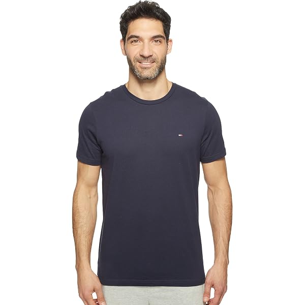 Nautica Men's T-Shirt – Navy Blue, All Over Logo Print, Crew Neck, Size XL, New