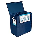 BIRDROCK HOME Laundry Hamper with Lid | Removable