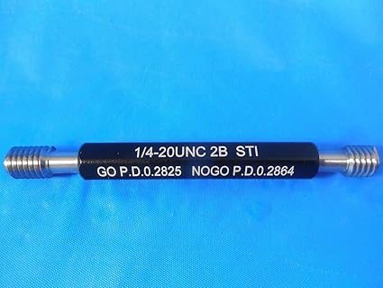 New 1 4 Unc 2b Sti Helicoil Thread Plug Gage 25 Go No Go P D S 25 2864 Amazon Com Industrial Scientific