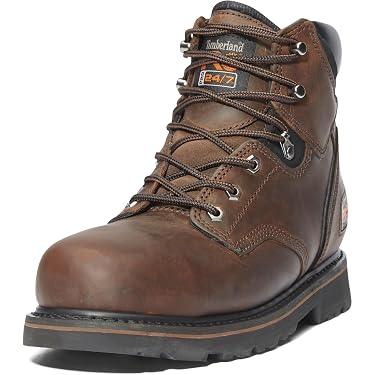 Men's Lightweight Steel Toe Work Boots – Comfort Plus, Combat Style, Multiple Sizes