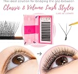 LLBA W Eyelash Extensions 3D D Curl 0.07mm 10mm Fluffy Volume Handmade view 8