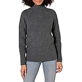 Amazon Essentials Women's Winter Long-Sleeve Sweater, Soft Touch Funnel Neck Cable Knit