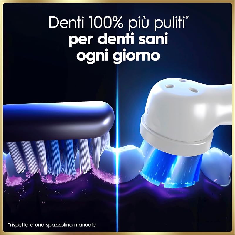 iO 9 Spazzolino Elettrico Ricaricabile, 1 Testine di Ricambio, Rosa
