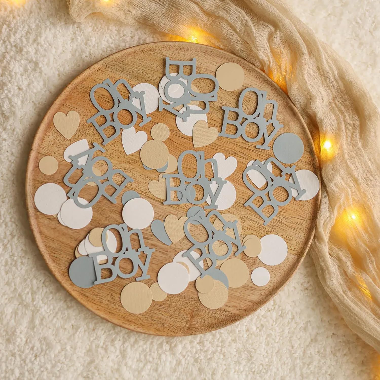Photo 1 of 100PCS Oh Boy Confetti, Boy Baby Shower Decor, Baby Boy Party Decor, Bow Tie Baby Shower Decorations, Baby Sprinkle Confetti, Baby Boy Table Scatter