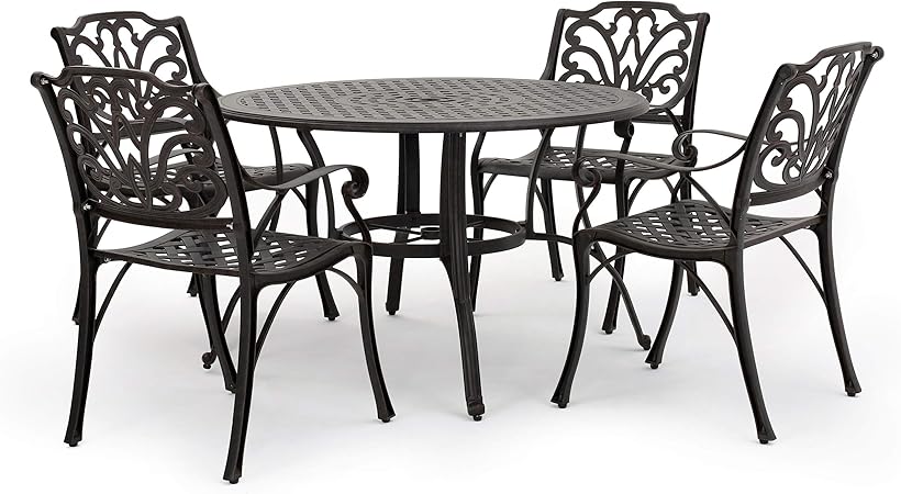 Amazon Com 300210 Calandra Patio Furniture Cast Aluminum Circular