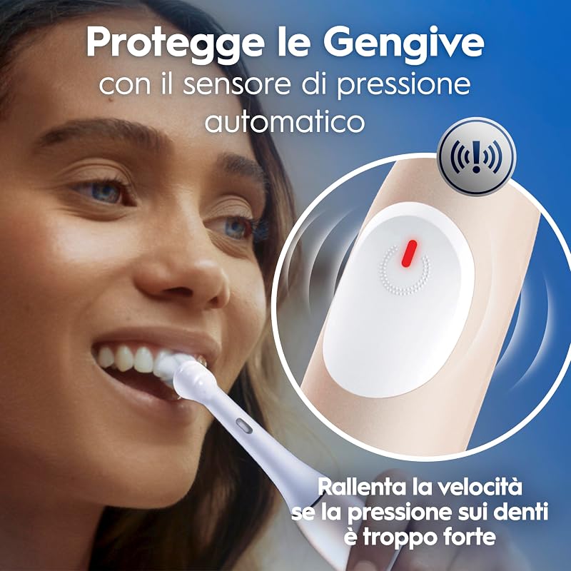 iO 2 Spazzolino Elettrico, 1 Testina di Ricambio, Custodia, Rosa
