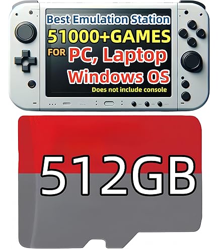 Amazon.com: 512GB Retro Game Card for Steam Deck - 50600+