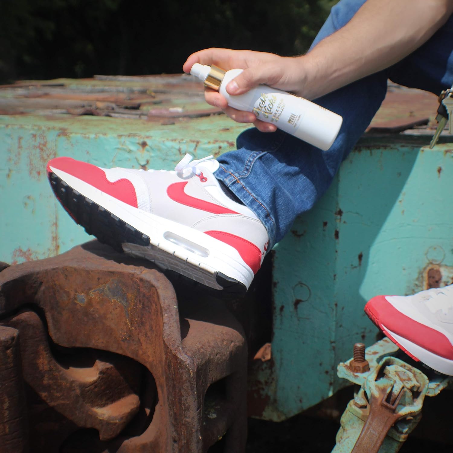 Fresh Kicks Water & Stain Repellent - Waterproofing Protector Spray For Shoes (8 oz.): Shoes