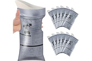 Moodooy Disposable Emergency Urinal Bag, 8/12/20/24 Pack Portable Camping Pee Bags, Travel Pee Bags, Traffic Jam Emergency Portable Urine Bag, Vomit Bags, for Men Women Kids Children Patient