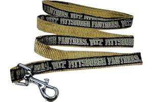 MIRAGE PET PRODUCTS Pets First Collegiate Pet Accessories, Dog Leash, Pittsburgh Panthers, Medium