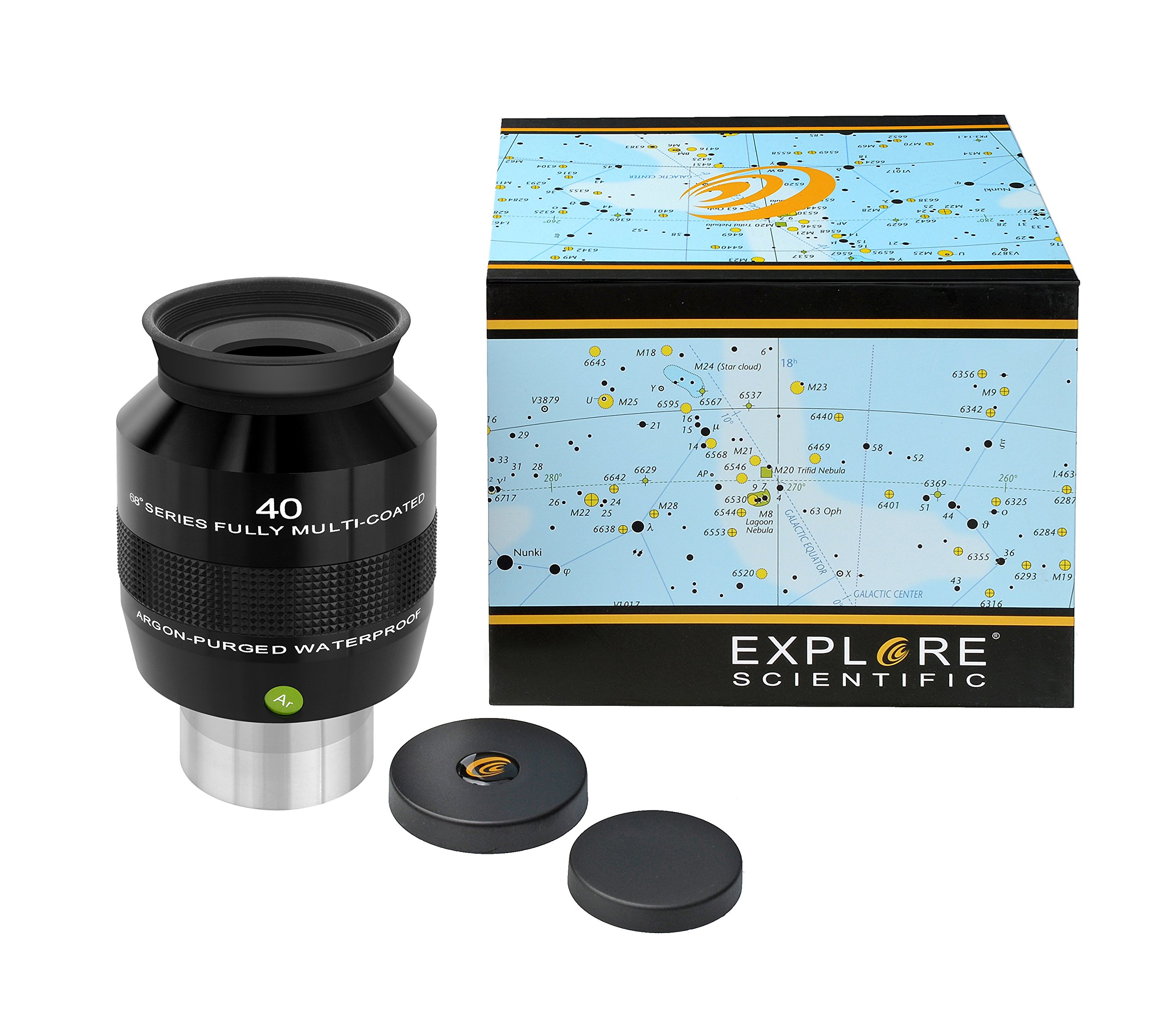 Explore Scientific 68° Ar Eyepiece with EMD Multi-Layer Coating and Argon Filling Various Sizes