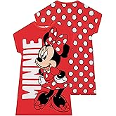 Disney Minnie Mouse Nightgown For Girls, Minnie Mouse Girls Nightgown, Polka Dot Kids Sleepwear For Summer