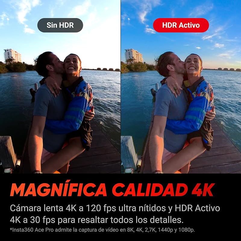 Insta360 ace pro: câmera de ação à prova d'água projetada com leica, sensor insignia de 1/1,3", imagem máxima de redução de ruído ai, 4k a 120fps, tela giratória de 2,4" e recursos de ia