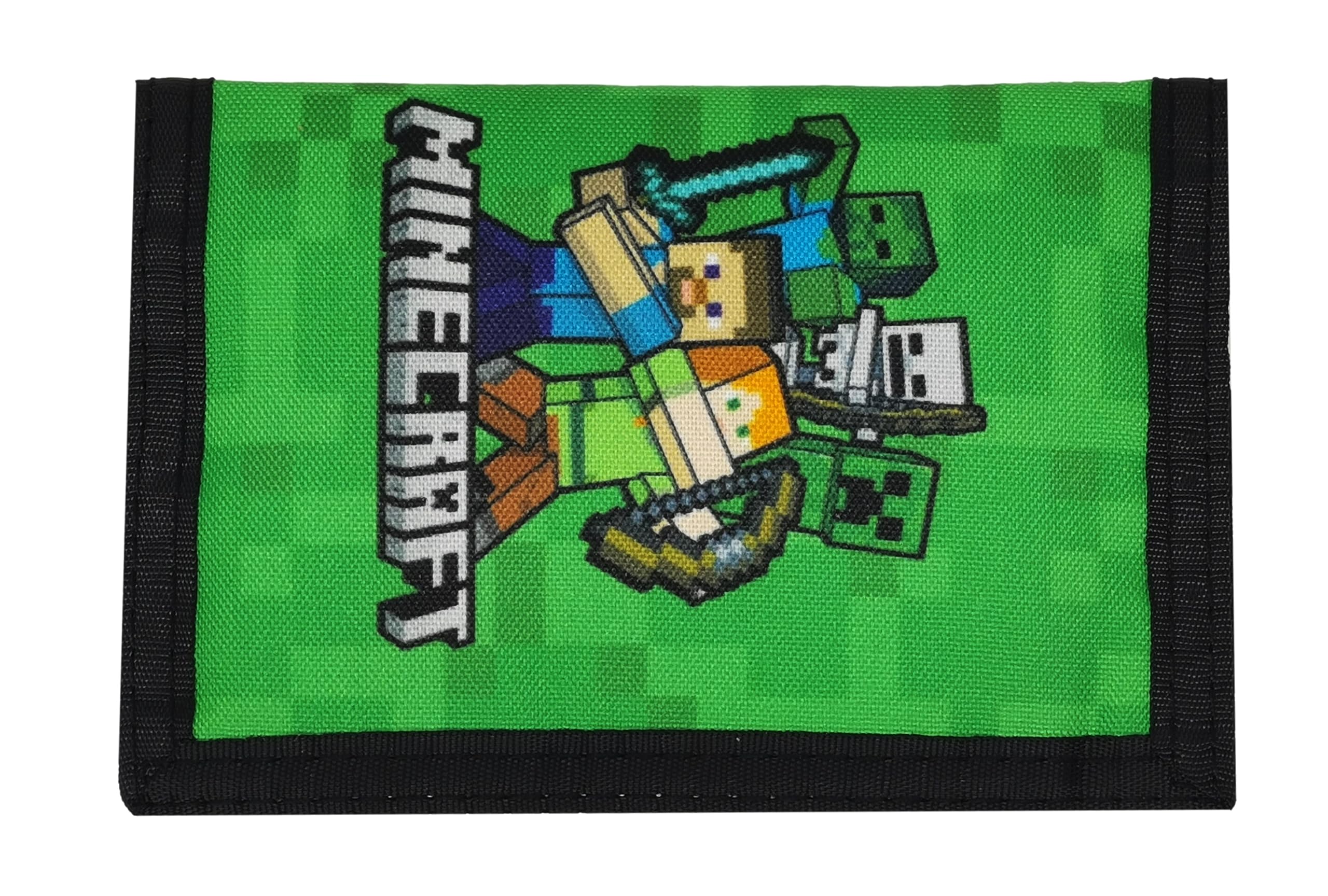Theonoi Great Gift Idea Horses/Kids Coin Purse/Wallet/Wallet/Wallet, Minecraft, 9 x 13 cm, Comic Book