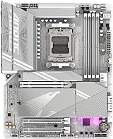 GIGABYTE X870 AORUS ELITE WIFI7 ICE Motherboard AM5 Ryzen 9000 16+2+2 VRM view 2