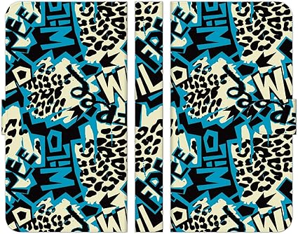 Amazon Co Jp Ruuu Oppo Reno A 手帳型 スマートフォン スマホ ケース カバー 英字 ブルー 青 英語 レトロ ダサ可愛い 原宿系 キッズ 子供 メンズ かっこいい アニマル柄 ヒョウ柄 ダサい 家電 カメラ