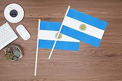 50 Pack Argentina Argentine Flags on Stick