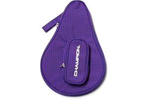 Sookwang Korean Table Tennis Paddle Cover, Ping Pong Racket Case, Portable Table Tennis Bat Bag Purple