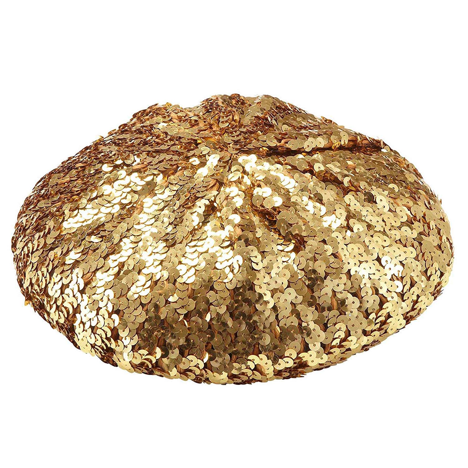 Sequin Basco - Gold Disguise Hats Caps & Headwear for Fancy Dress Costumes Accessory