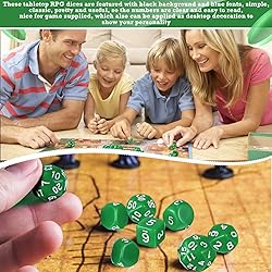 15 Pieces Complete Polyhedral Dice Set D3-D100