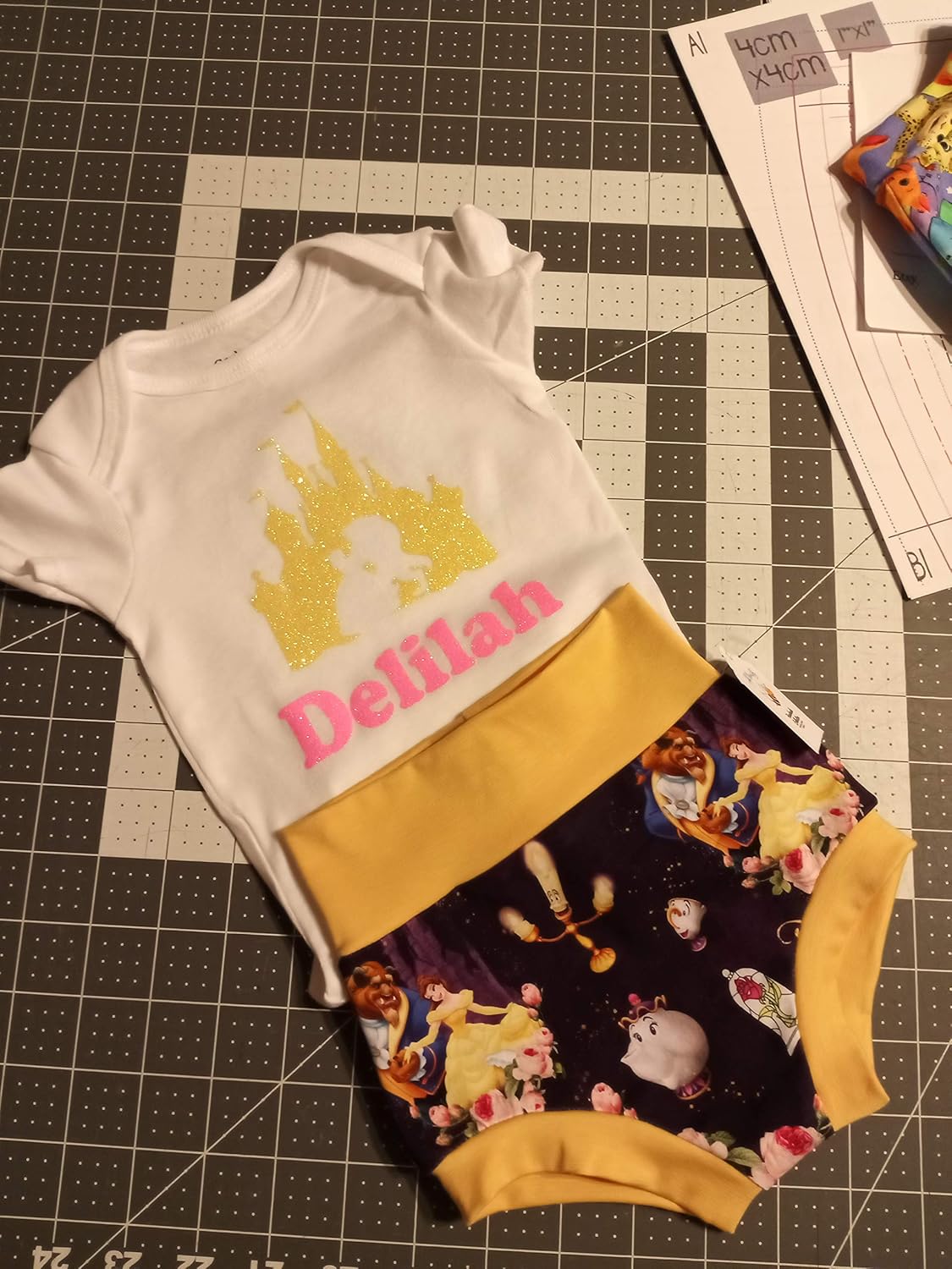 princess belle birthday outfit