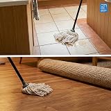 TDBS Cotton Floor Mop System with 110cm Metal Handle & Extra Head view 8