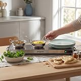 Progress Cordless Large Hot Plate 1200W Buffet Warmer 60min Warm 15min Charge view 3